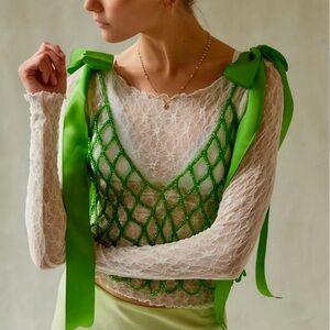 Lulu Beaded Bow Top
